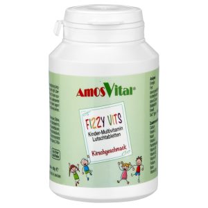 AMOSVITAL Fizzy Vits Kinder Multivitamin Lutschtabletten