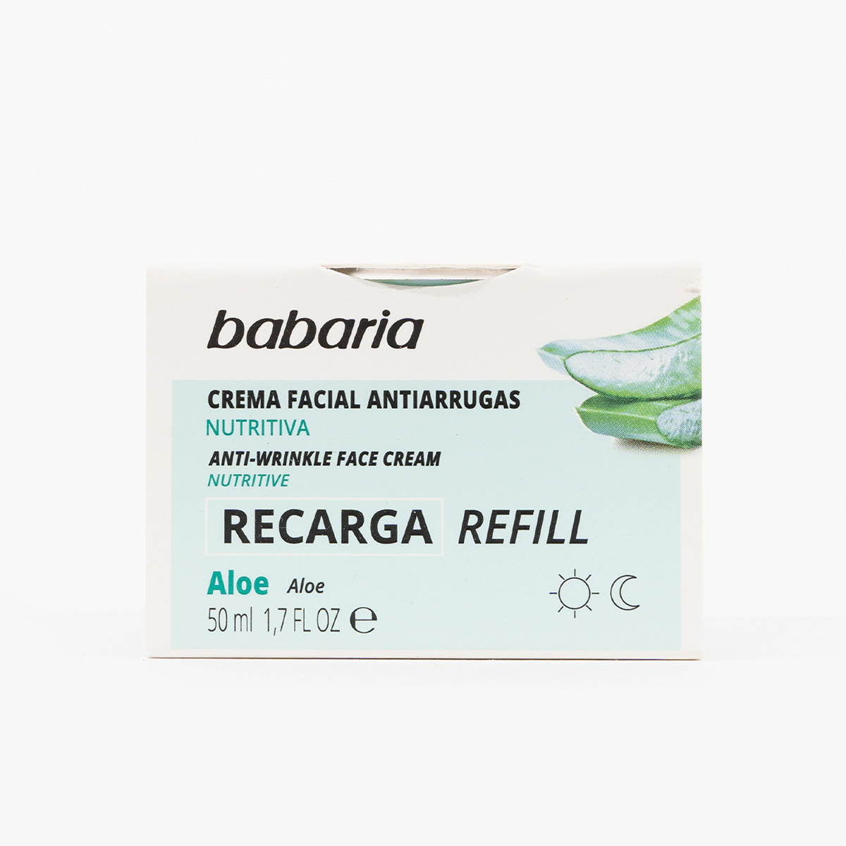 Babaria Aloe Vera Anti-Falten Creme 50ml im Nachfülltiegel