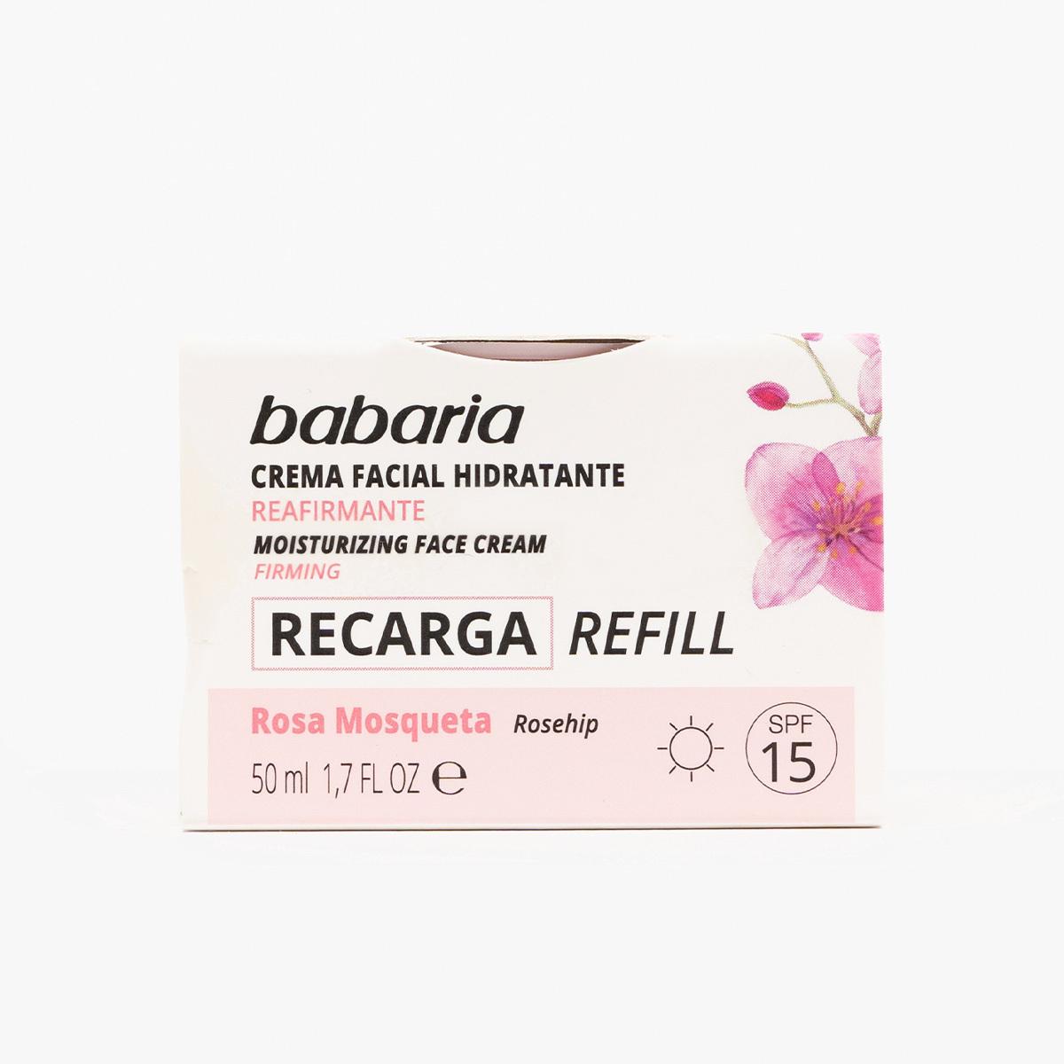 Amosvital Babaria Rosa Mosqueta Feuchtigkeitscreme 50ml Nachfülltiegel