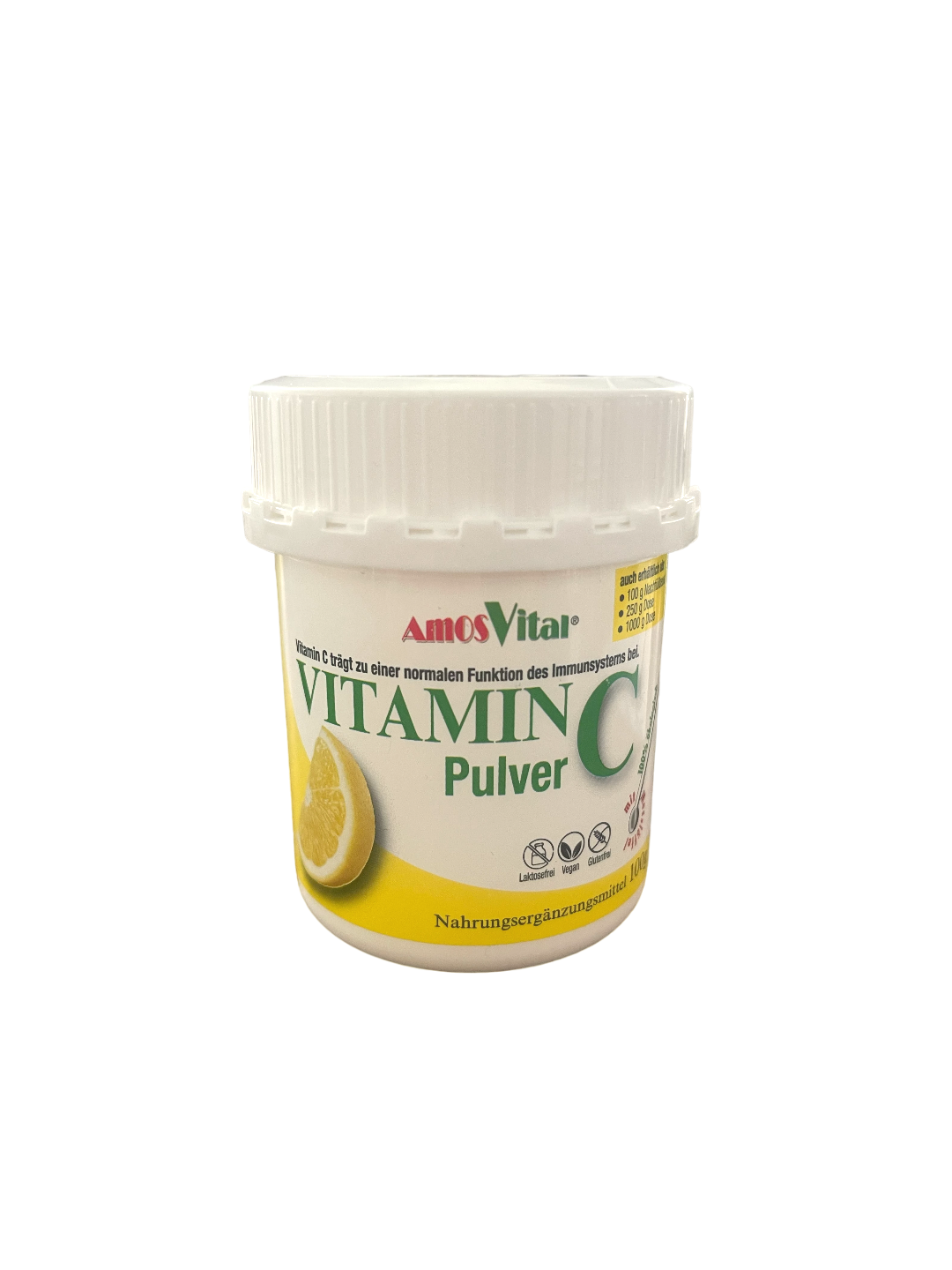 AMOSVITAL Vitamin C Pulver 100g Dose